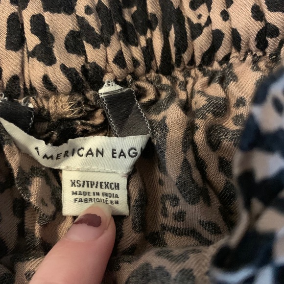 High-Waisted Cheetah Print Trousers - Picture 2 of 3